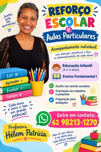 Reforço escolar e aulas particulares