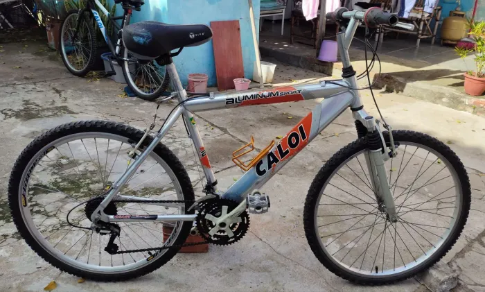 Bicicleta Caloi 21 Marchas Alumínio + Suporte Veicular 