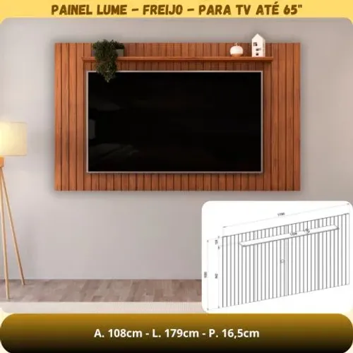Painel Lume freijó 