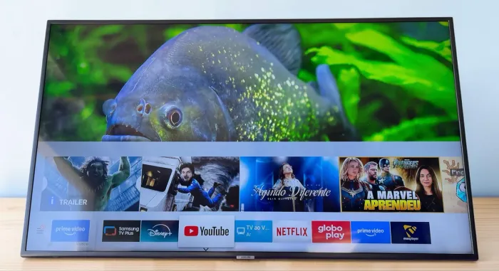 Smart TV 50" Samsung 4K UHD | Bluetooth | RU7100 | Apps atualizados | Entrego