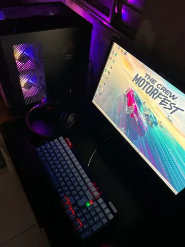 PC Gamer Ryzen 5 + RX 580 8GB + Monitor LG Gamer - Pronto para jogar!