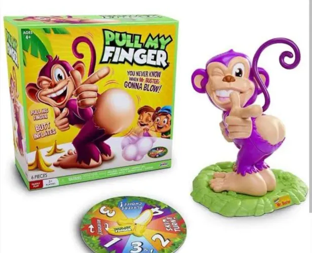 Brinquedo macaco solta "Pum"