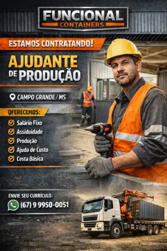 Contrata-se Ajudante de Produção.