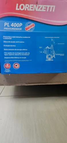 Pressurizador bomba d'água