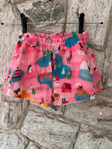Short saia Alphabeto 3-4 anos