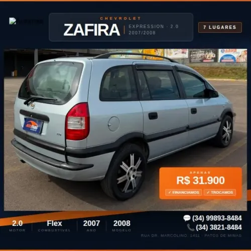 Chevrolet Zafira Expres. 2.0 MPFI Flexpower 5P AUT 2008