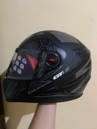 CAPACETE MOTO FW3 GT CLASSIC PRETO FOSCO VISEIRA CRISTAL