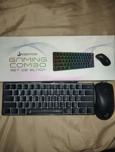 Kit Teclado e Mouse Rise Mode