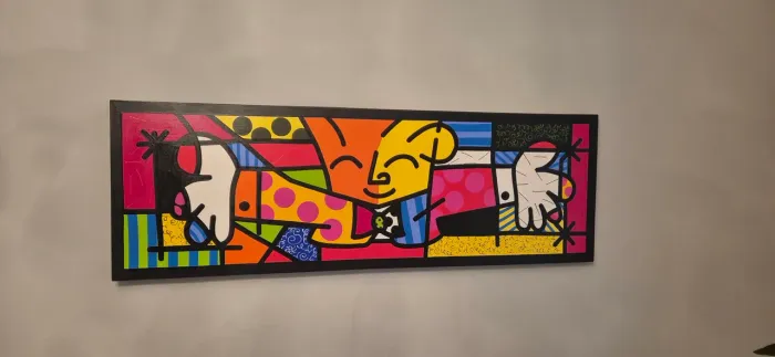 Quadro Abraço Romero Brito