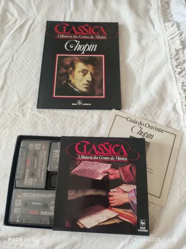 Chopin- Box fita cassete e livreto