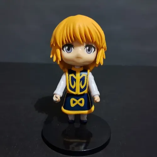 Estatueta Chibi Articulável Kurapika Hunter x Hunter 10cm Com Base PVC