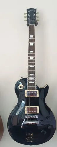 Guitarra Preta Les Paul Michael Lp Gm750n