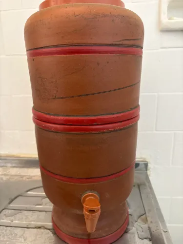 Filtro De Barro 6 Litros Com Torneira Boia e Vela Inclusas