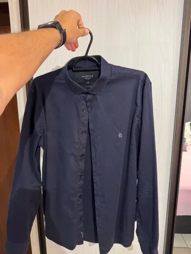 Camisa Social Mioche P Azul Marinho