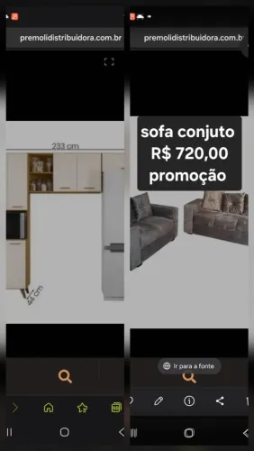 Cozinha Olinda 3 peças - Off White Freijó