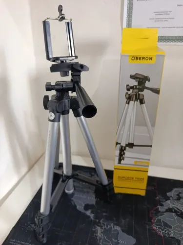 Tripé 1.10cm com suporte e nível embutido/ MEGA OFERTA 