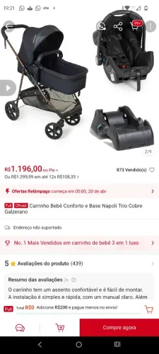 Carro de bebê 