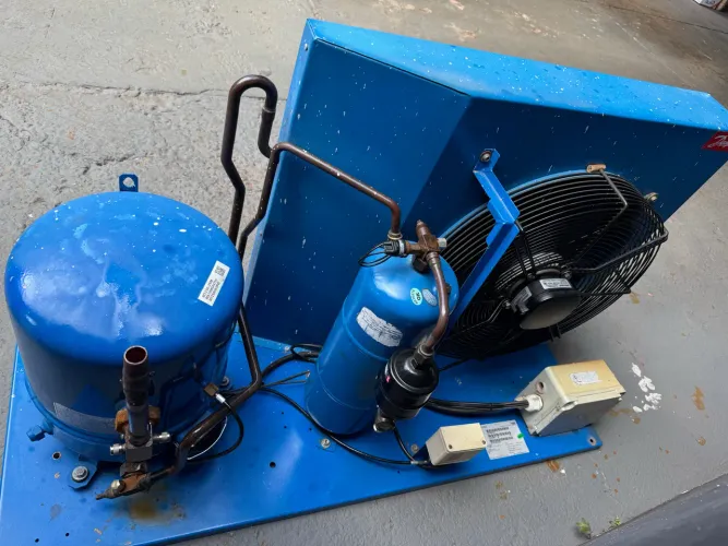 Unidade condensadora 5hp com forçador 4 ventiladores 