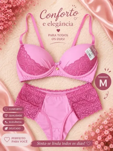 Conjunto calcinha e sutiã