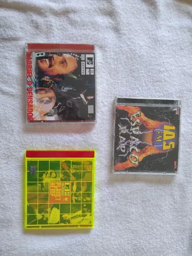 Lote 3 CDs Rap E Rock Nacional - Espaço Rap 105 FM + Planet Hemp MTV + Gabriel O Pensador<br>