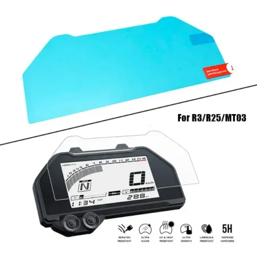 Película Protetora Painel Yamaha MT-03 / R3 2021-2024 TPU Premium Anti-Risco Blu-ray Veloc