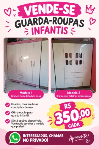 Guarda roupa infantil
