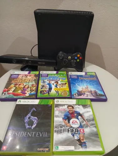 Xbox 360 original completo com Kinect