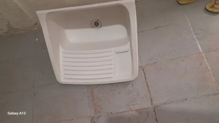 Um tanque de plástico