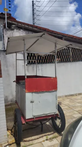 Carrinho de lanche de alumínio