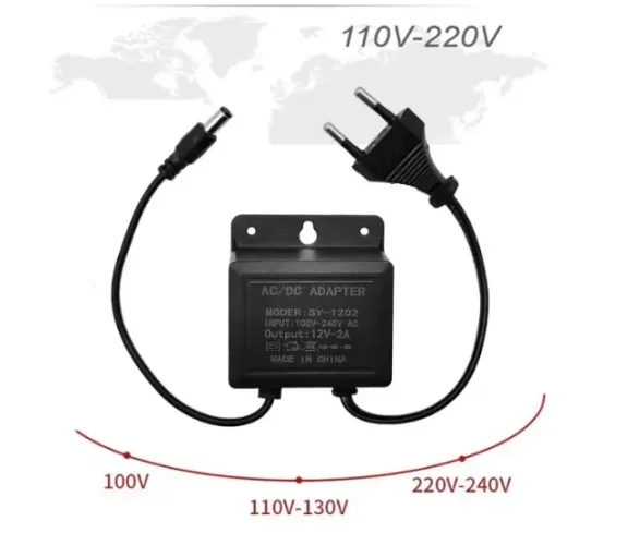 Fonte De Alimentação 12v 2a Bivolt 110/220v Para Câmeras e Fita Led 