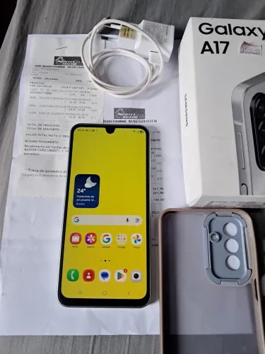 Celular Samsung Galaxy A17 novo top