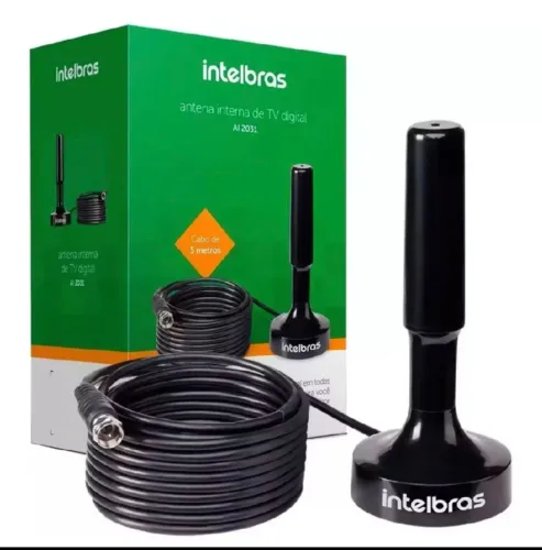 ANTENA INTELBRAS INTERNA TV DIGITAL UHF HDTV 4K AI2031