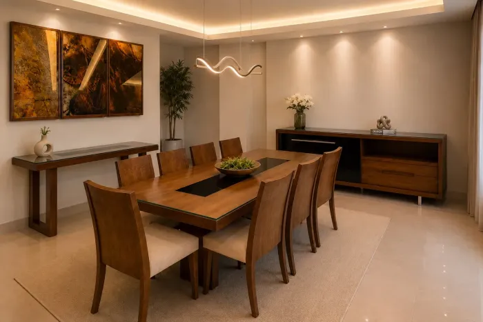 CONJUNTO SALA DE JANTAR LUXO