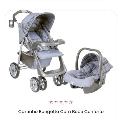 Kit carrinho e bebê conforto