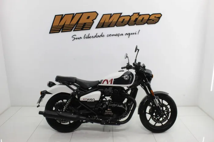 ROYAL ENFIELD SHOTGUN 650 STENCIL WHITE