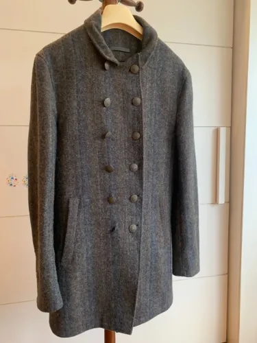 CASACO JOHN VARVARTOS MADE IN ITALY - LÃ ALPACA