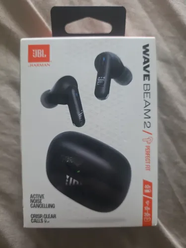 Fone JBL wave beam 2 na cor preta