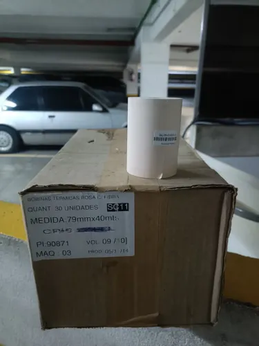 Bobinas rosa térmica com/ fibra