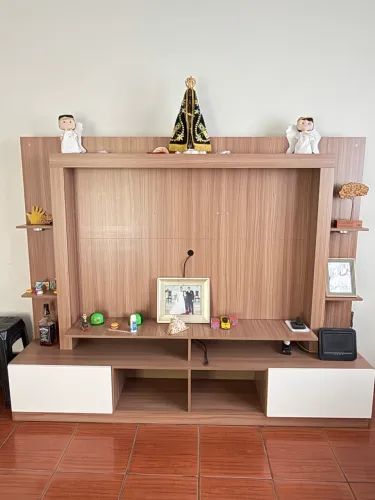 Rack Com Painel Multimóveis Para Tv Até 65