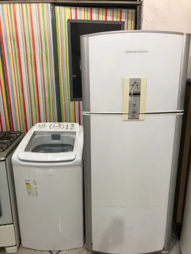 Kit cozinha Fogão Máquina de lavar e Geladeira
