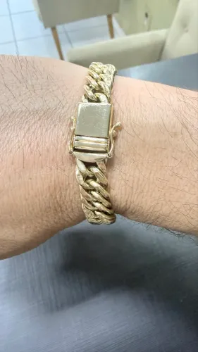 Pulseira de Ouro 18k 32g 