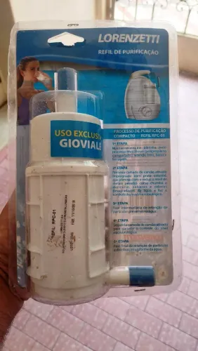 Refil Filtro Purificador Água Gioviale Lorenzetti
