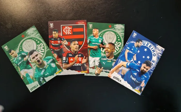 Kit 4 Cards Estrela Brasileirão 2026