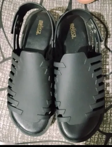 sandália melissa huarache preta n38