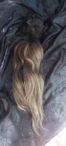 Cabelo loura iluminada 