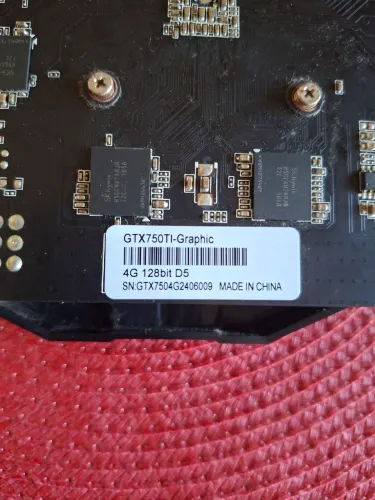 Placa de vídeo GTX 750 TI precisando consertar,venda só para Sergipe.