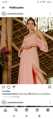 Vestido de festa (madrinha ou convidada)