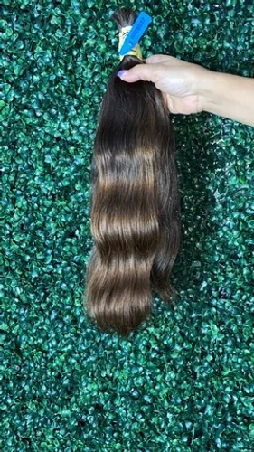 Cabelo brasileiro de 40cm loiro mel