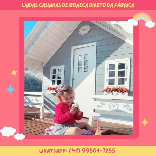 Casinha de boneca direto da fábrica