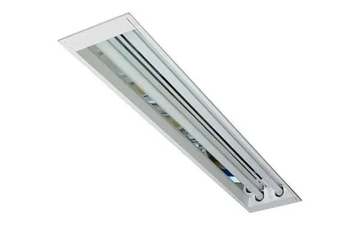 Luminária Embutir 2x18w T5 Completa 124cm 
